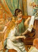Pierre-Auguste Renoir Girls at the Piano, Spain oil painting artist